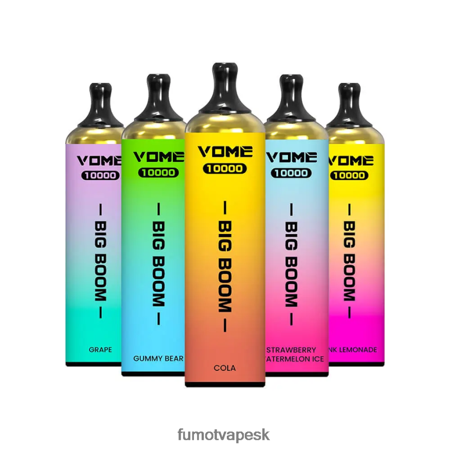 Fumot Disposable Vape - Fumot Vome Big Boom jednorazové pero 10000 - 20 ml (1 kus) ružová limonáda F626DT447